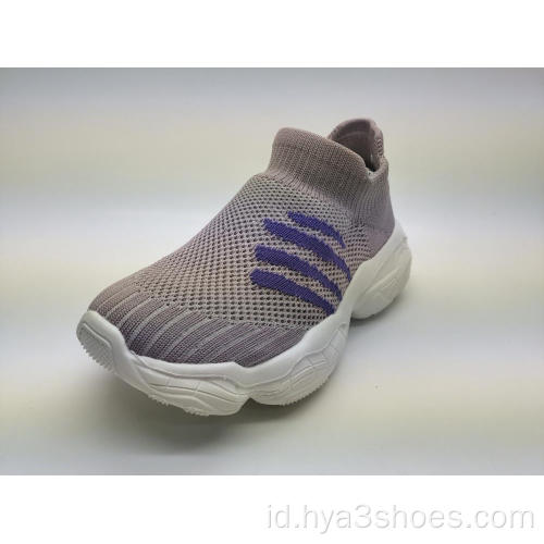 Hot Fashion Flyknit Sepatu Kasual Anak